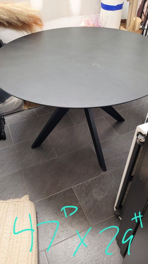 Black Dining Table