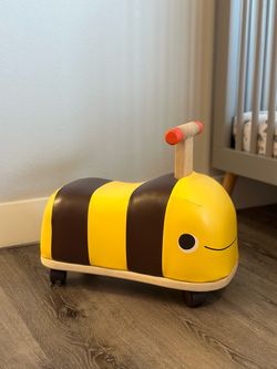 B. toys Wooden Bee Ride-On – Boom Buggy