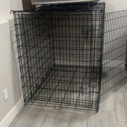 Xxl Dog Crate Comes With Bottom Tray  43” By 54”
