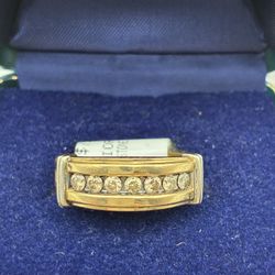 Gold And Diamond Ring