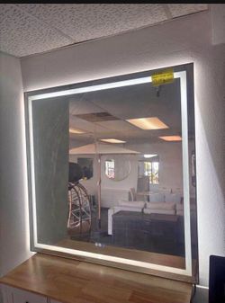 Sales $195.00!!! New 48"x48" Square Bathroom Vanity Mirror with LED Light (3 colors) 48x48 inches