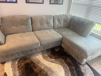 2pc Sectional w/Chaise- Cordelle Gray (Price is Negotiable)