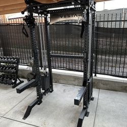 Vesta Fitness PRO SERIES Ultimate Half Rack Functional Trainer/Smith Machine
