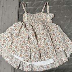 Shein Floral Ruffle-Lined Smocked Sundress – Size XL
