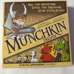 MUNCHKIN DELUXE. NOT OPENED. NEW IN BOX. 