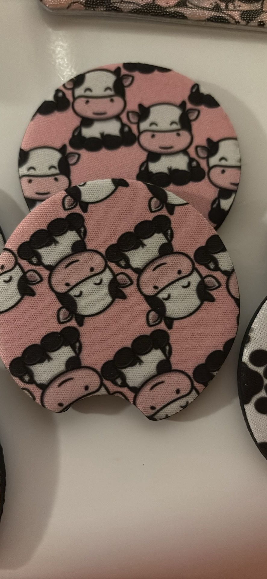 Car Coasters Cow