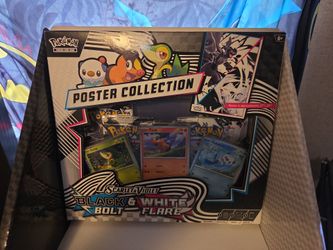 Pokémon TCG Scarlet & Violet Black & White Poster Collection Box