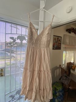 Ladies Beige Summer Dress