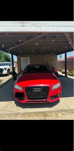 Red 2011 Audi A4 Quattro