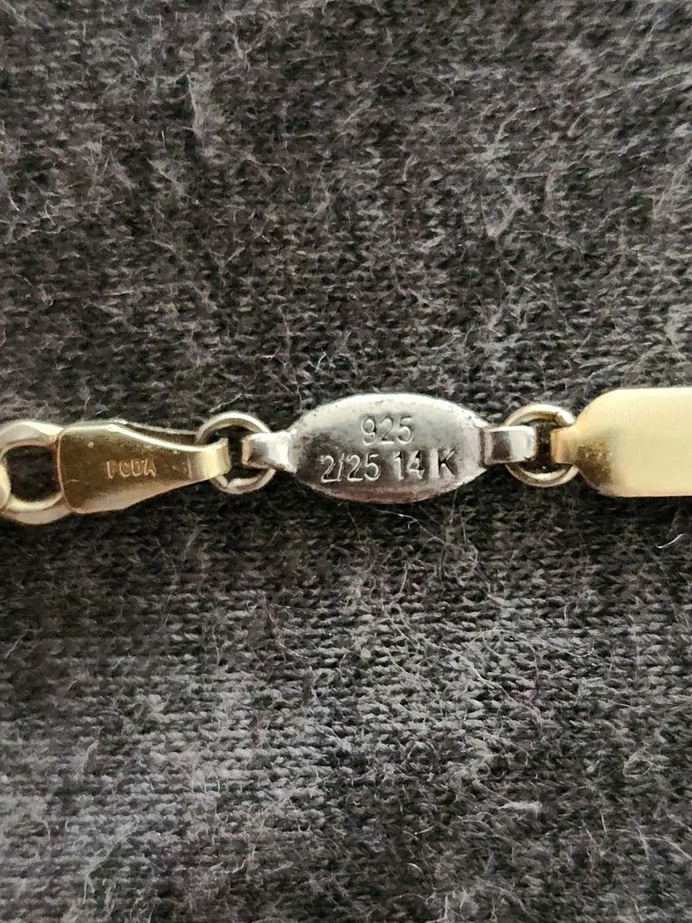 Cuban Chain 925 14k 2 25 for Sale in Yonkers NY OfferUp