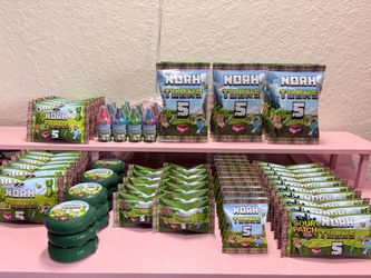 Minecraft Custom Party Favors