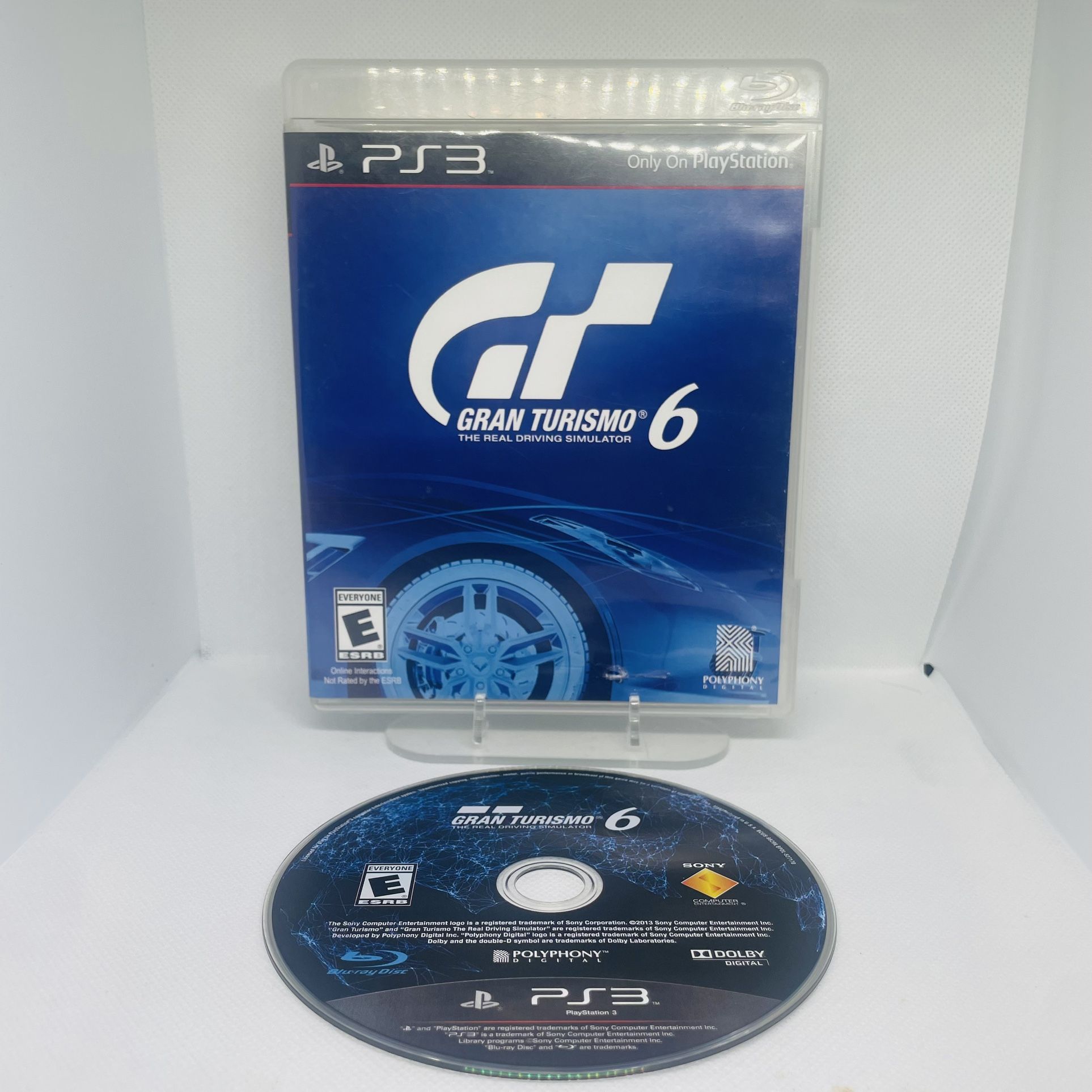 Gran Turismo 6 (Sony PlayStation 3, PS3) Tested and Working