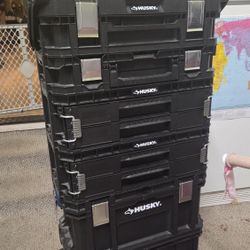 Husky 22 in. Connect Rolling System Tool Box Or Crafts Storage