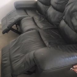 Black Leather Couch