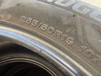 255/50/19 (4 Tires) $100.00/ All 4