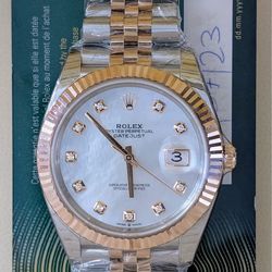 Rolex Datejust 41mm Everose Two-Tone Ref. 126331 • Year 2023