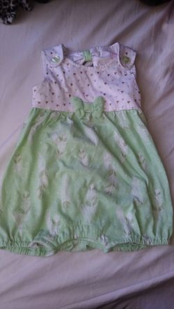 Mint romper open back 18months