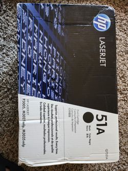 HP LaserJet 51A Black Toner Cartridge Q7551A