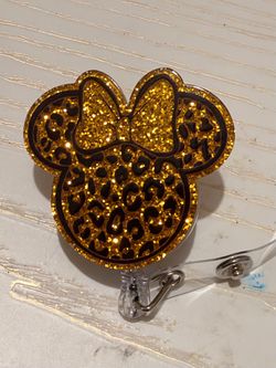BADGE REEL MINNIE MOUSE