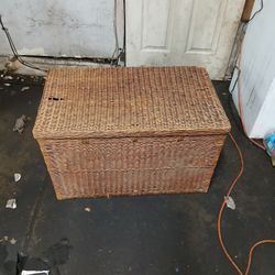 Wicker box for storage $10
