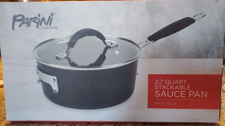 Parini Cookware 2.7 Quart Stackable Sauce Pan