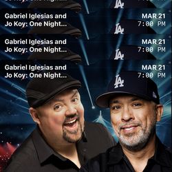GABRIEL IGLESIA AND JOKOY TICKETS 5 Tickets