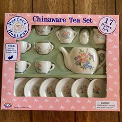 NIB “Children’s Chinaware Floral 8+ Tea Set”