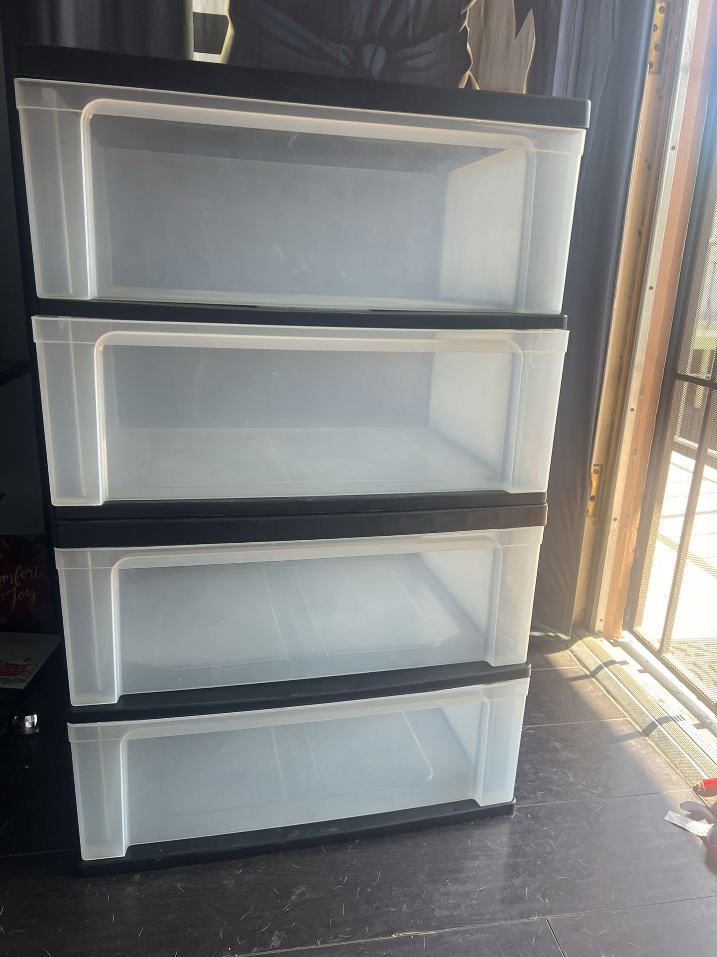 Two Separate 2 Drawer Bins Not Broken Or Old 