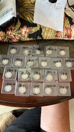 21 BARBER QUARTERS! 90% SILVER & GOING CHEAP!