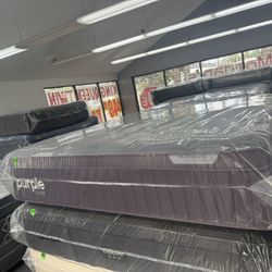 KING SIZE PURPLE REJUVENATE PLUS LUXE MATTRESS & BOX SPRINGS BED SET