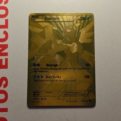 Pokemon Card Zekrom Legendary Treasures 115/113 Secret Rare Full Art Holo