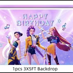 Kpop Happy Birthday Banner 