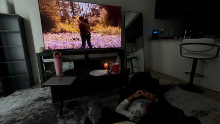 Living Room Set – TV Stand with LEDs, Lift-Top Coffee Table, Bookshelf & Floor Mirror