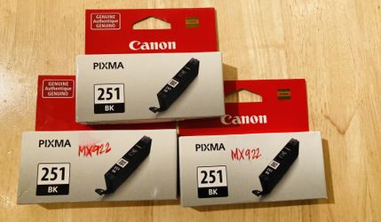 Genuine Canon CLI-251 Black Ink Cartridge