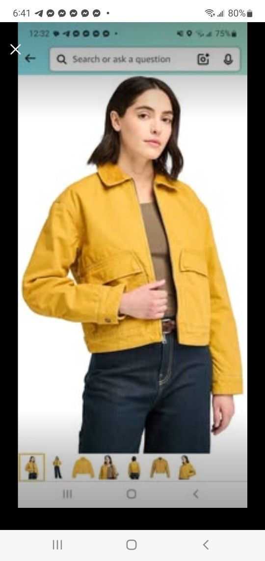 BRAND NEW..(Chai Tea) XL Timberland Womens Quilted Washed Canvas
