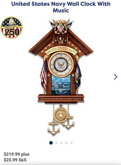 United States Navy Cuckoo Clock
