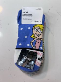 Disney Lizzie McGuire Forever 21 Socks 5 Pairs NEW