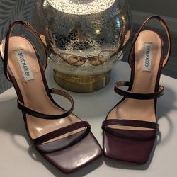 Steve Madden Maroon Heels Size 9
