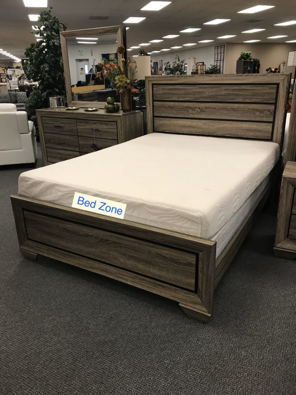 QUEEN EASTERN KING CALI KING WOODEN BED FRAME MATTRESS & BOX