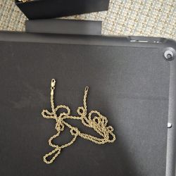 10k Gold, Rope Chain