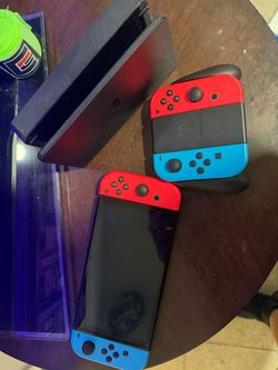 Oled Nintendo Switch with Dock and Joy-Con Grip
