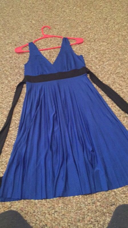 Royal blue formal dress