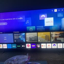 LG WEB OS 86” TV