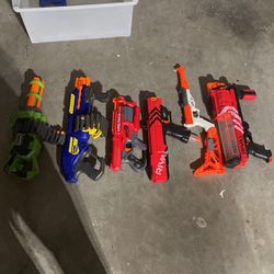 Batch Of Nerf Guns