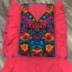 Blusa Bordada Punto De Cruz