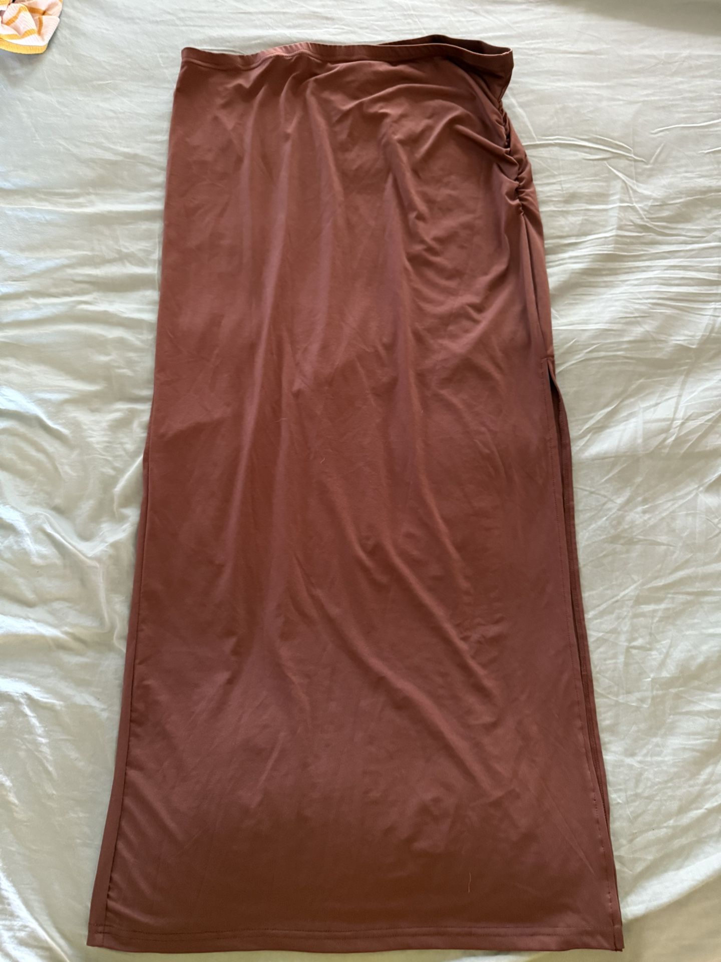 Women’s Long skirt With A Slit- Size 1XL