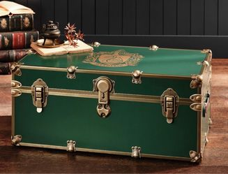 Pottery Barn Slytherin Trunk-NEW