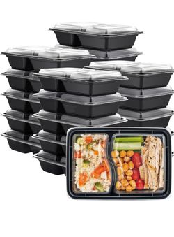 Meal prep Contianers  2 compartment