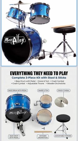 Music alley drum set