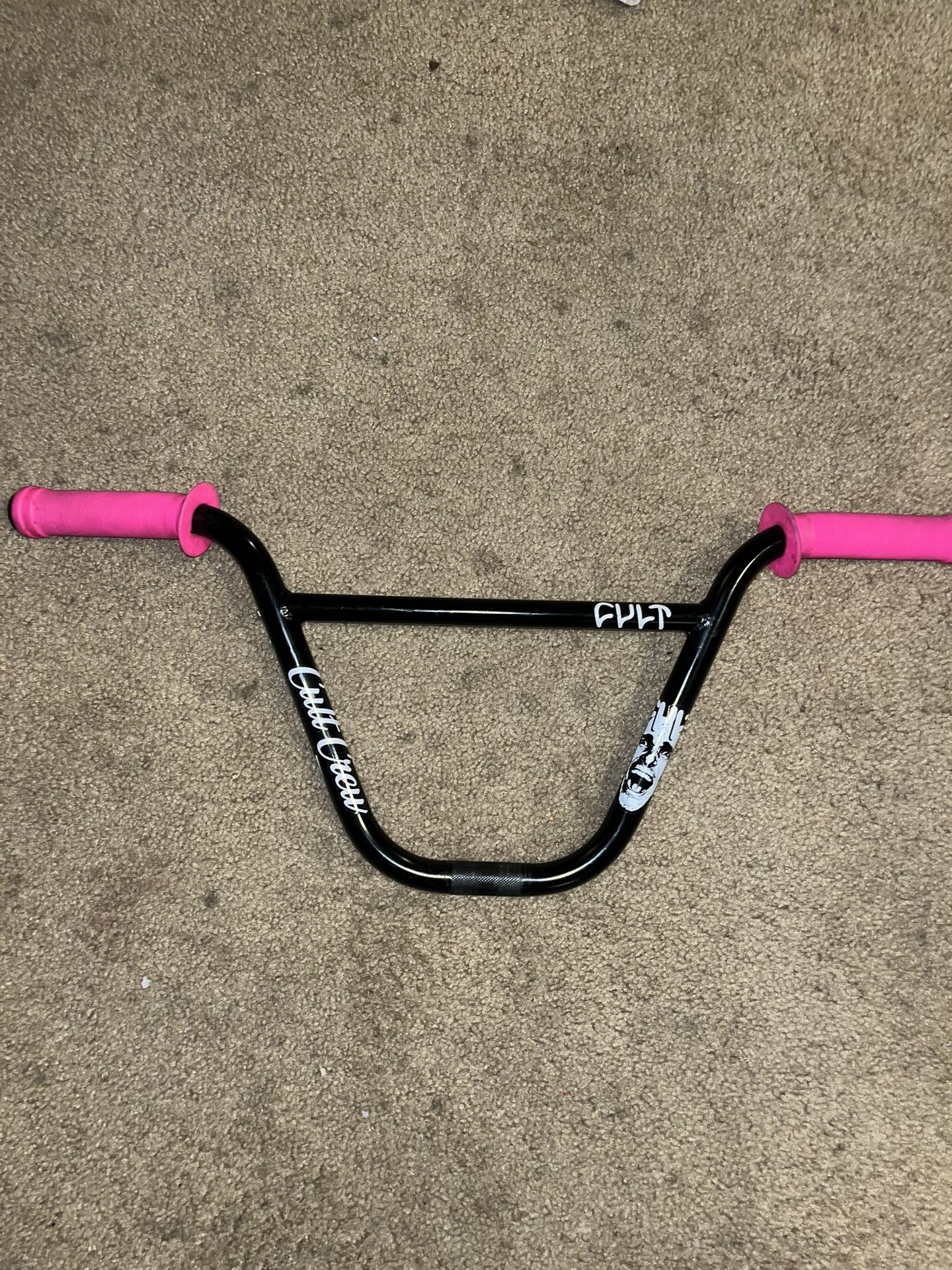 Cult Crew Chromoly 2pc Handlebars 9.35” And ODI Grips